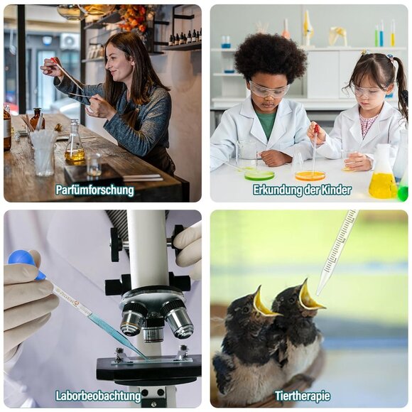 6 Pieces Glass Pipettes 10ml 5ml 3ml 2ml 1ml 0.5ml Glass Graduated Dropper Pipet - Picture 7 of 9